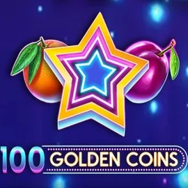 100 Golden Coins slot icon by Amusnet Interactive, available at LuckyVibe Casino