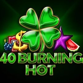 40 Burning Hot logo by Amusnet Interactive at LuckyVibe Casino40 Burning Hot