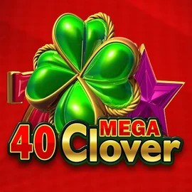 40 Mega Clover logo by Amusnet Interactive at LuckyVibe Casino