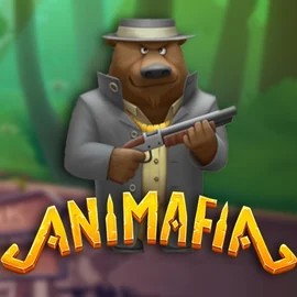 Animafia slot logo by Peter & Sons at LuckyVibe CasinoAnimafia