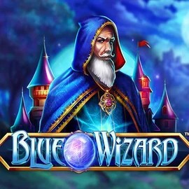 Blue Wizard slot logo by Quickspin at LuckyVibe CasinoBlue Wizard