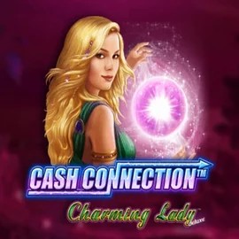 Cash Connection Charming Lady slot logo by Novomatic at LuckyVibe Casino