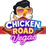 Chicken Road Vegas logo by InOut at LuckyVibe CasinoChicken Road Vegas
