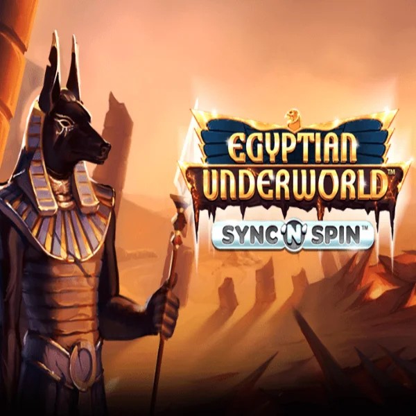Egyptian Underworld casino game by Greentube – featured logo at LuckyVibe Casino