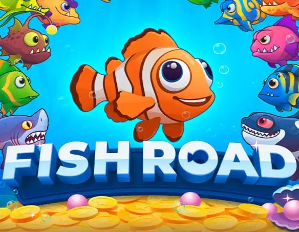 Logo of Fish Road from InOut at LuckyVibe Casino