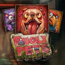 Fugly Pets slot logo by Stakelogic at LuckyVibe CasinoFugly Pets
