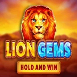 Lion Gems Hold and Win slot logo by Playson at LuckyVibe CasinoLion Gems Hold and Win