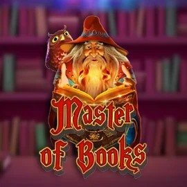Master of Books slot logo by Swintt at LuckyVibe CasinoMaster of Books