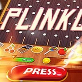 Plinko logo by BGAMING at LuckyVibe CasinoPlinko