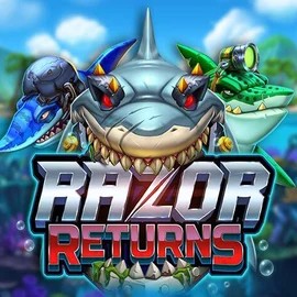 Logo of Razor Returns from Push Gaming at LuckyVibe Casino