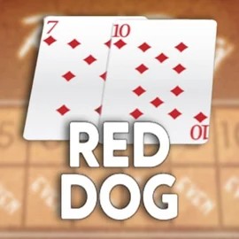 Red Dog slot logo by Rival at LuckyVibe CasinoRed Dog