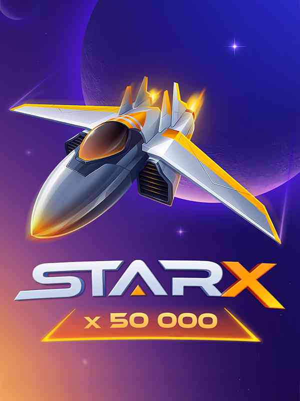 Logo of StarX from 100HP Gaming at LuckyVibe Casino