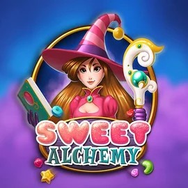 Try Sweet Alchemy slot by Play'n GO on luckyvibes-au.com – logo image