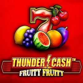 Thunder Cash Fruity Fruity logo by Novomatic LuckyVibe Casino
