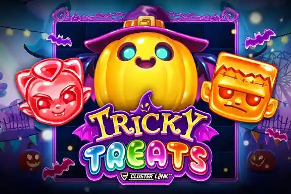 Tricky Treats game by Push Gaming – logo hosted on LuckyVibe Casino
